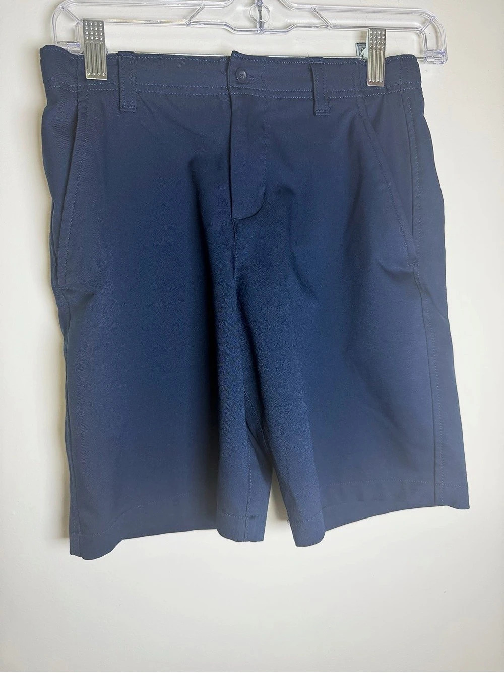 Under Armour Boys Match Play Golf Shorts Blue Medium